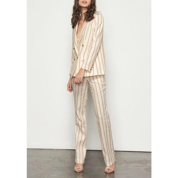 NWT BA&SH pantalon Farah pants in off white (sz8) - Picture 3 of 7